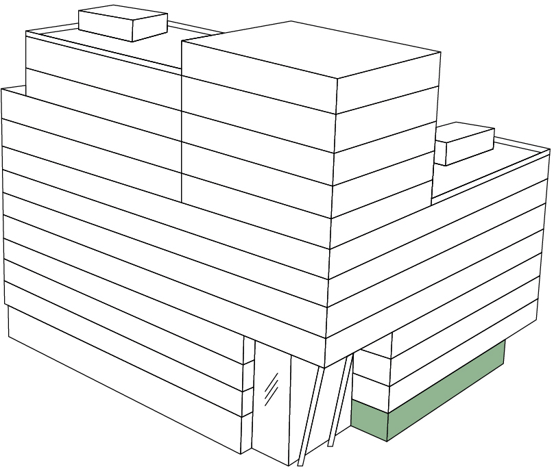 Portalen Illustrasjon Plan 1 (restaurant)